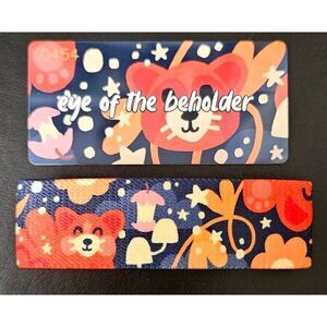 ZOX "EYE OF THE BEHOLDER" #454 red panda collectible medium wristband NO PATCH